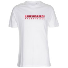 HONEYBADGERS Basketball T-Shirt weiß