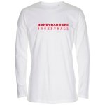 HONEYBADGERS Basketball Longsleeve Fashion Tee LS weiß