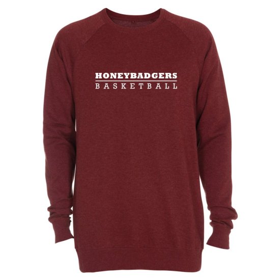 Honeybadgers Crewneck Sweater heather burgund Bild zum Schließen anclicken