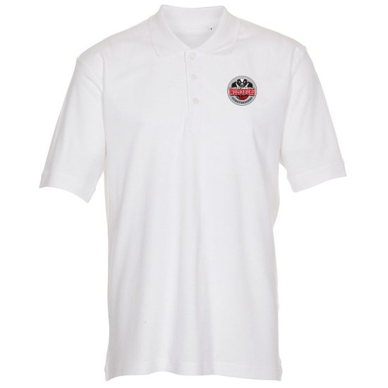 Honeybadgers Polo Shirt weiß Bild zum Schließen anclicken