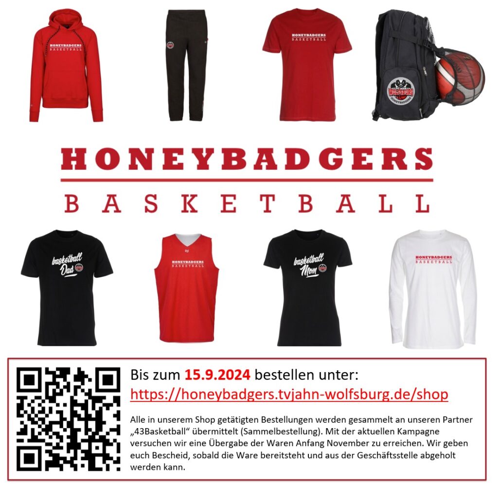 Honeybadgers Merch Sammelbestellung